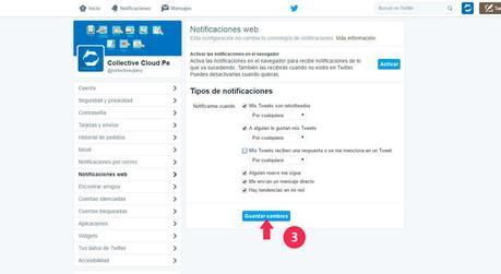 Twitter: Como activar las Notificaciones Web