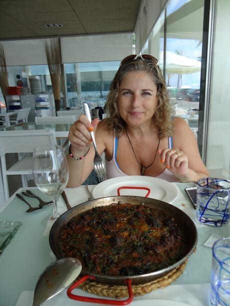 Arroz con mejillones con escabeche arroz