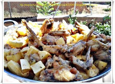 Alitas de pollo al ajillo