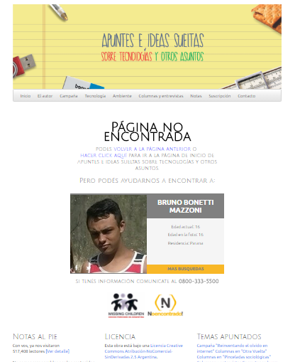 Importante iniciativa por los niños perdidos