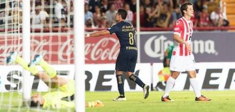 Necaxa 2-2 Pumas en la J4 del Apertura 2016 Necaxa 2-2 Pumas en la J4 del Apertura 2016