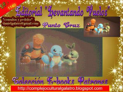 Ebooks Patrones Pokémon 3299 (punto de cruz)- Actualidad