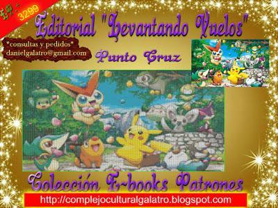 Ebooks Patrones Pokémon 3299 (punto de cruz)- Actualidad