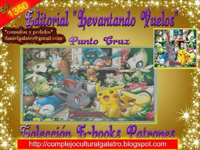 Ebooks Patrones Pokémon 3299 (punto de cruz)- Actualidad