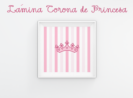 Lamina corona de princesa