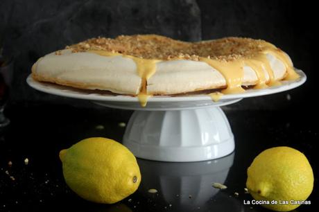 Tarta Clásica de Limón Invertida o Pavlova de Limón