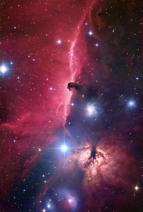 La región que rodea a la nebulosa Cabeza de Caballo