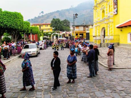 Procesión fúnebre en Guatemala