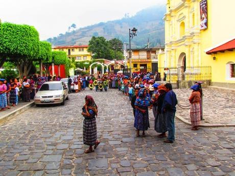 Procesión fúnebre en Guatemala