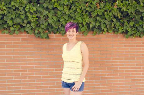 Camiseta de ganchillo