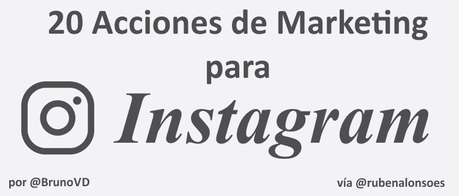 20 Acciones de Marketing para Instagram: tareas y Apps