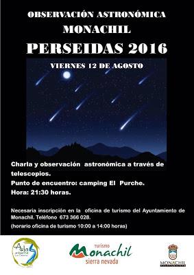 Observación astronómica en Monachil.