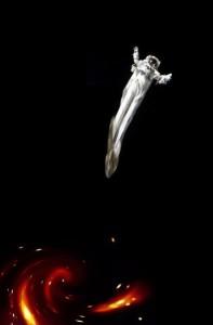 Astronauta espagueti y agujero negro