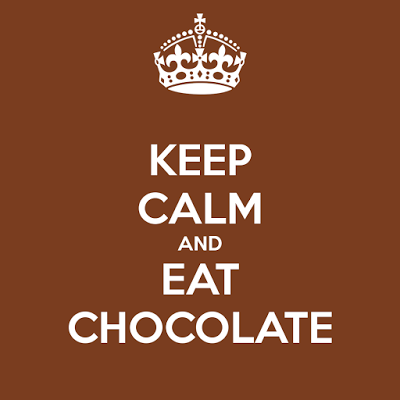 keep calm and eat chocolate