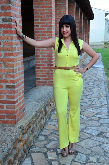 Yellow jumpsuit