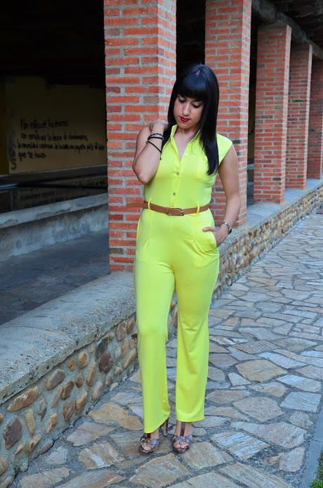 Yellow jumpsuit