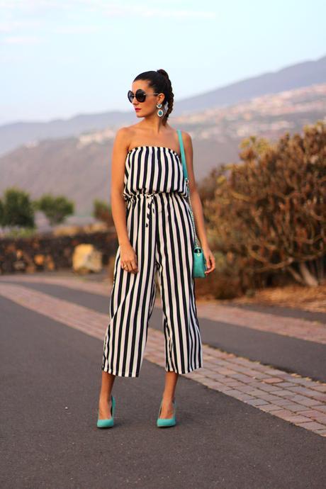 Striped Jumpsuit