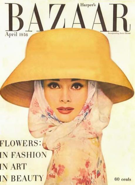 portada de la revista Harper's Bazar,  abril de 1956