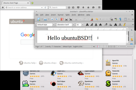 Disponible UbuntuBSD 16.04 Beta 1 “A New Hope”
