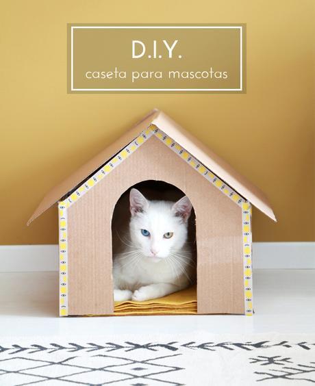 DIY: cómo hacer una caseta de cartón para tu mascota DIY: cómo hacer una caseta de cartón para tu mascota