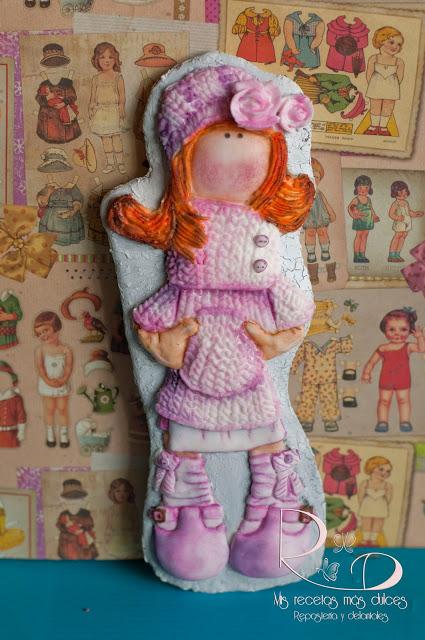 GALLETA DECORADA CON JERSEY DE PUNTO