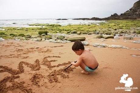 verano sin pañal en la playa