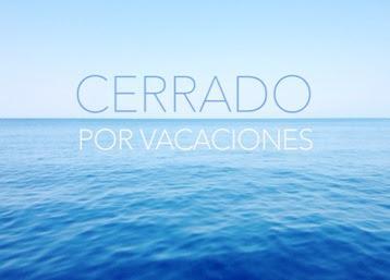 Cerrado por vacaciones