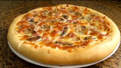 Pizza carbonara