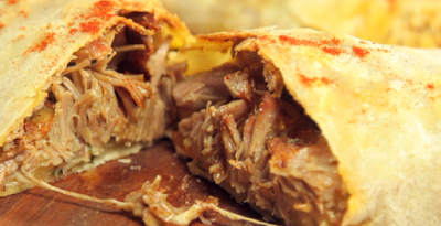 Burrito de cerdo