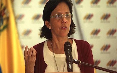 Rectora del CNE Sandra Oblitas