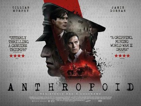Nuevo afiche de Anthropoid, thriller bélico con Jamie Dornan y Cillian Murphy