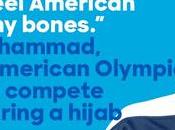 chica mahometana poster americano olimpiadas antisemita.