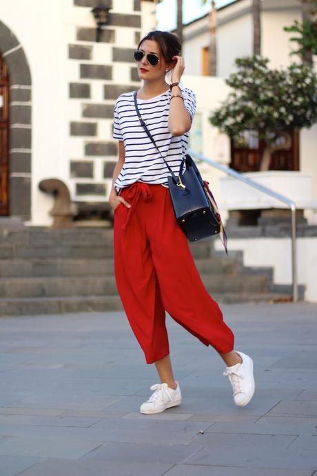 Culottes and Sneakers