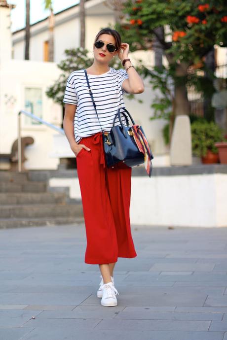 Culottes and Sneakers