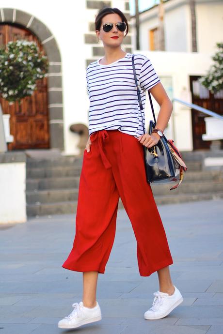 Culottes and Sneakers