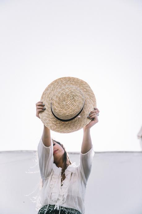 Lace_up_Blouse-Ralph_Lauren-Soludos_Espadrilles-Soludos_Escapes-Skirt-Straw_Hat-Canotier-Lack_Of_Color-Street_Style-Mykonos-Greece-Collage_Vintage-28