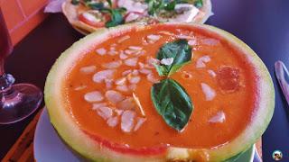 Sopa de sandía