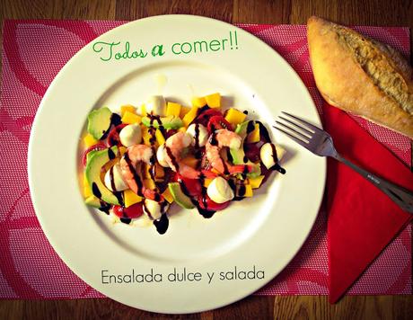 DIY-RECETA: ENSALADA DULCE Y SALADA