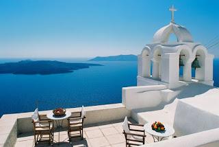 LUGARES DE ENSUEÑO: Isla Santorini - Grecia.