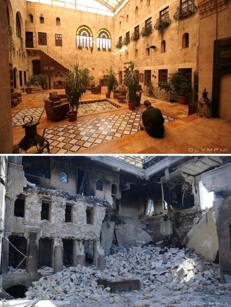 Antes y después de la guerra en Siria