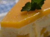Mousse semifrío melocotón, postre fresquito para verano