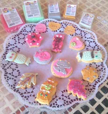 galletas decoradas, galletas de mantequilla, fondant, galletas con fondant, productos pasteleria, repostería creativa, kelmy, artesanales, blog de cocina, solo yo, blog solo yo, cocina creativa, blogger alicante, 