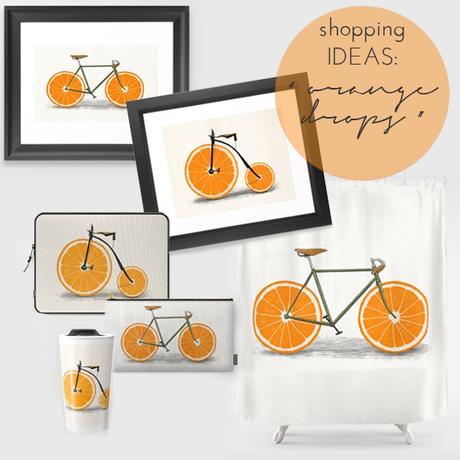 Un miniapartamento con unas gotas de naranja homedecor shopping ideas, orange designs at Society 6