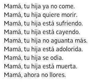 No es un suicidio es un asesinato de crueldad y insolidaridad.