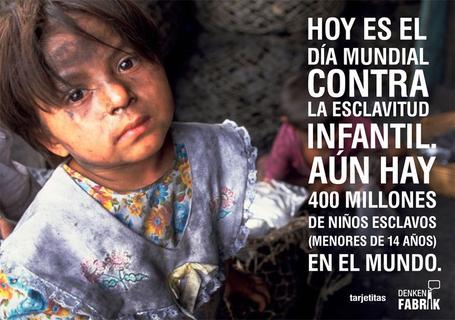 Este es el mundo y el futuro que queréis para vuestros hijos.