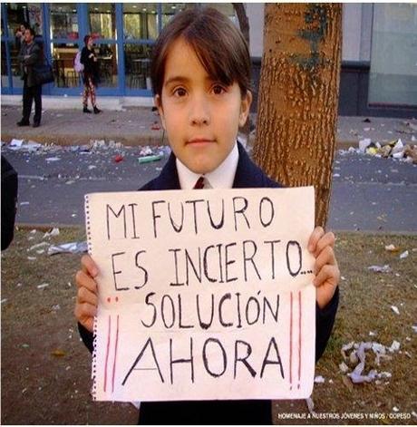 Este es el mundo y el futuro que queréis para vuestros hijos.
