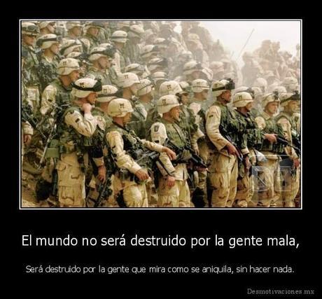 Otro mundo ya no es posible. ¿ves lo que yo veo?