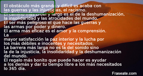 Otro mundo ya no es posible. ¿ves lo que yo veo?