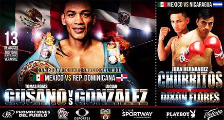 Tomas “Gusano” Rojas vs Lucían González en Vivo – Sábado 13 de Agosto del 2016