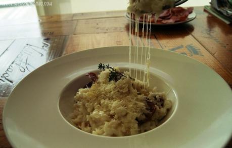 Risotto con Scamorza e Bresaola Risotto con Scamorza e Bresaola